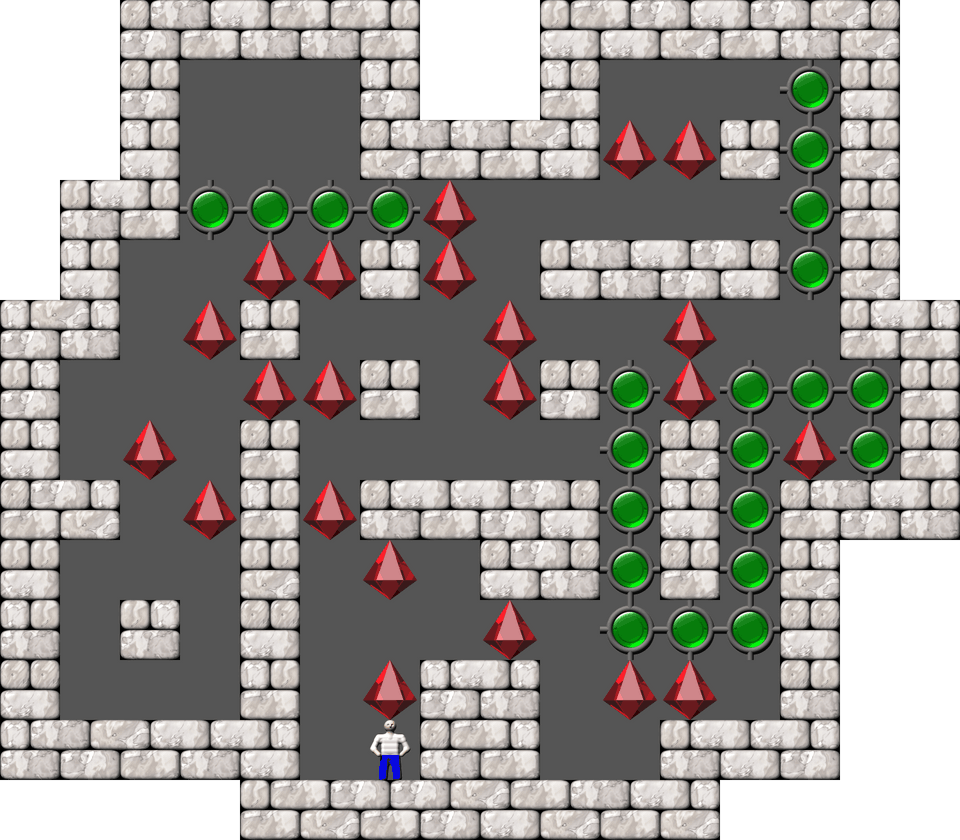 Sokoban Mass Remodel level 2236